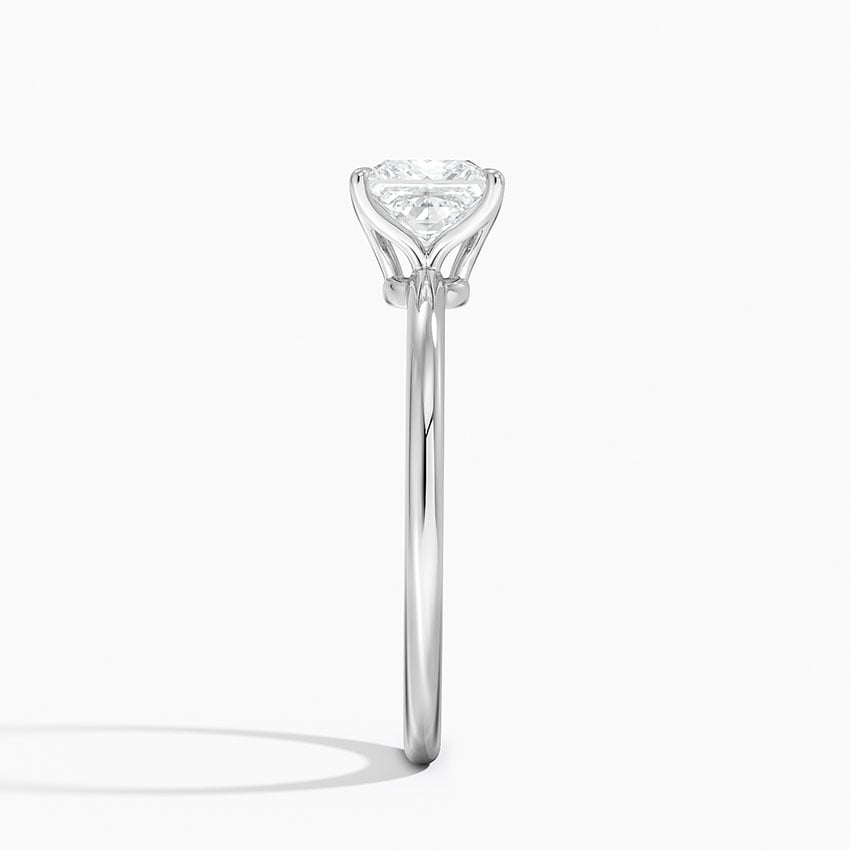 Petite Elodie 1.5mm Ring Platinum Princess Engagement Ring
