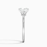 Petite Elodie 1.5mm Ring Platinum Radiant Engagement Ring