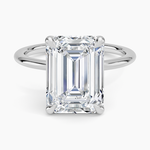 Petite Elodie 1.5mm Ring Platinum Emerald Engagement Ring