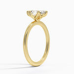 1.5mm Petite Elodie Perfect Fit Solitaire Ring Yellow Gold 18k Marquise Engagement Ring
