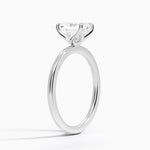 1.5mm Petite Elodie Perfect Fit Solitaire Ring Platinum Radiant Engagement Ring