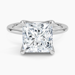 1.5mm Petite Elodie Perfect Fit Solitaire Ring Platinum Princess Engagement Ring