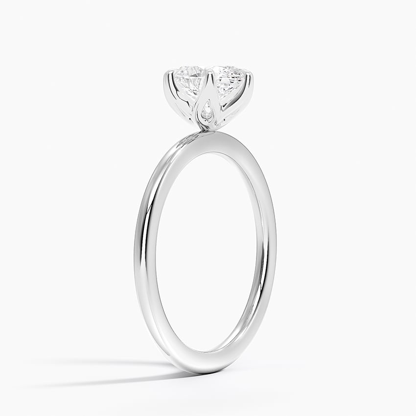 Esme Perfect Fit Solitaire Ring Platinum Oval Engagement Ring
