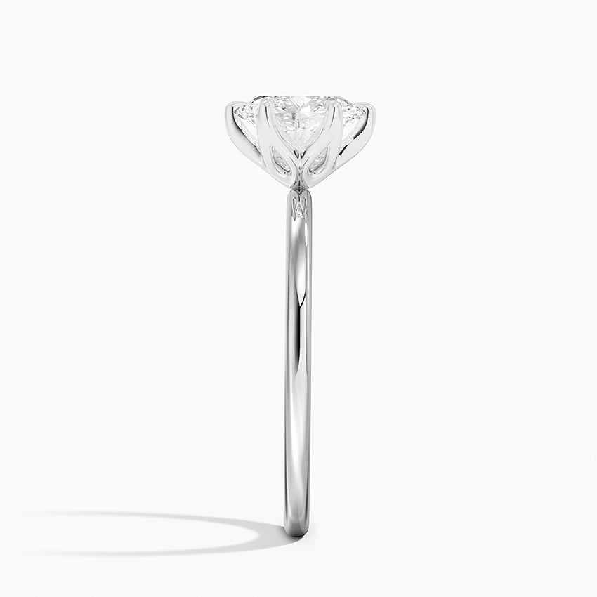 Esme Perfect Fit Solitaire Ring Platinum Oval Engagement Ring