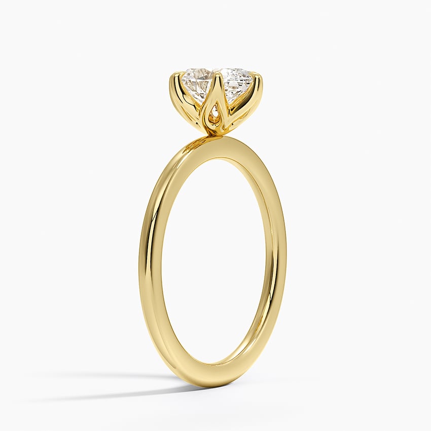 Esme Perfect Fit Solitaire Ring Yellow Gold 18k Oval Engagement Ring