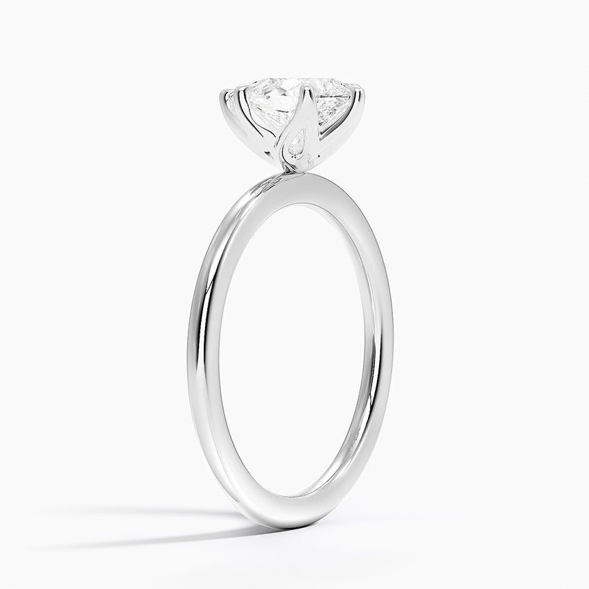 Esme Perfect Fit Solitaire Ring Platinum Pear Engagement Ring