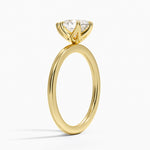 Esme Perfect Fit Solitaire Ring Yellow Gold 18k Pear Engagement Ring