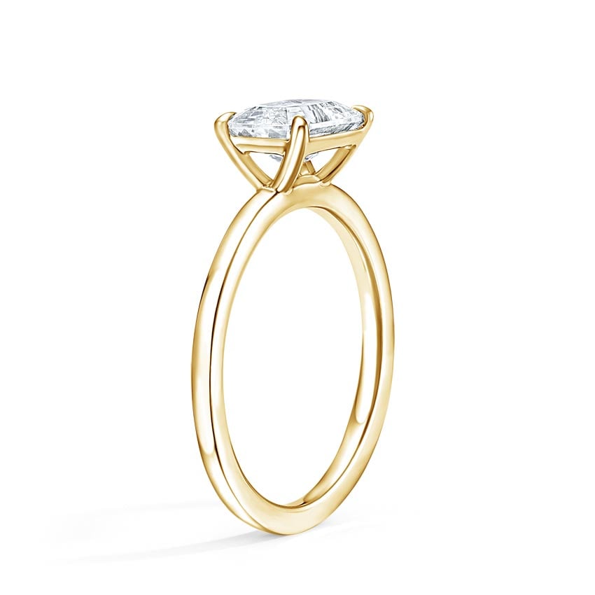 Perfect Fit East-West Solitaire Ring Engagement Ring Setting