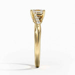 Chamise Diamond Ring (1/15 ct. tw.) Yellow Gold 18k Asscher Engagement Ring