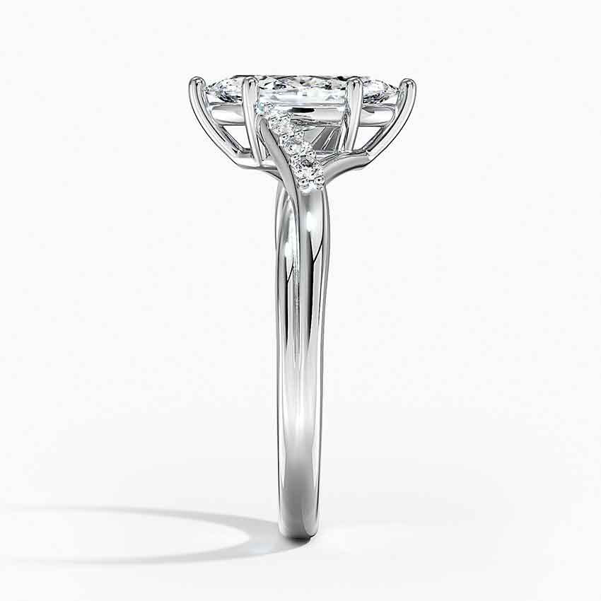 Chamise Diamond Ring (1/15 ct. tw.) Platinum Marquise Engagement Ring