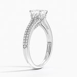 Icon Diamond Ring (1/3 ct. tw.) Platinum Asscher Engagement Ring