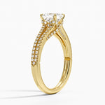 Icon Diamond Ring (1/3 ct. tw.) Yellow Gold 18k Asscher Engagement Ring