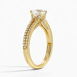 Icon Diamond Ring (1/3 ct. tw.) Yellow Gold 18k Cushion Engagement Ring