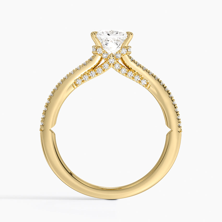 Icon Diamond Ring (1/3 ct. tw.) Yellow Gold 18k Princess Engagement Ring