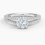 Icon Diamond Ring (1/3 ct. tw.) Platinum Cushion Engagement Ring