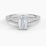 Icon Diamond Ring (1/3 ct. tw.) Platinum Emerald Engagement Ring