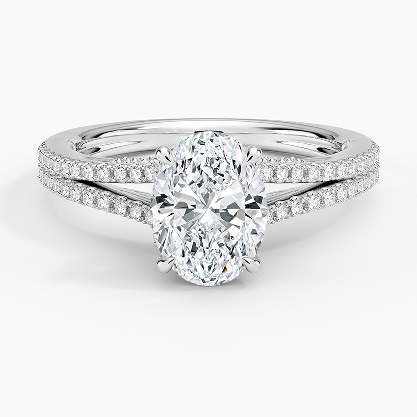 Icon Diamond Ring (1/3 ct. tw.) Platinum Oval Engagement Ring
