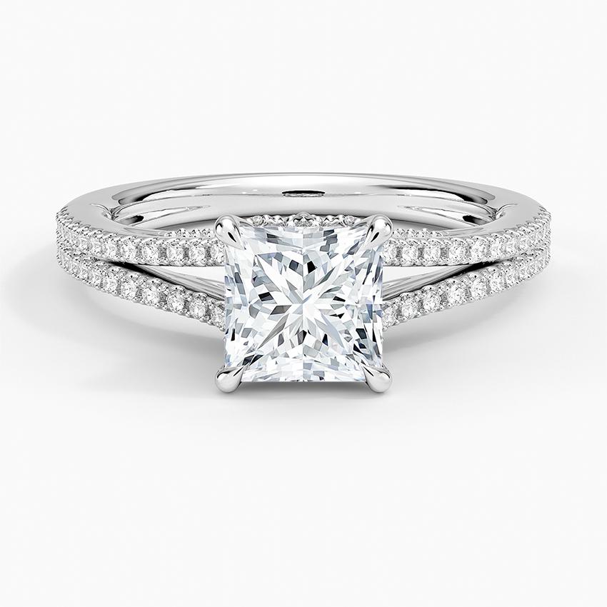 Icon Diamond Ring (1/3 ct. tw.) Platinum Princess Engagement Ring