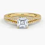Icon Diamond Ring (1/3 ct. tw.) Yellow Gold 18k Asscher Engagement Ring