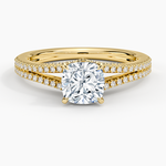 Icon Diamond Ring (1/3 ct. tw.) Yellow Gold 18k Cushion Engagement Ring