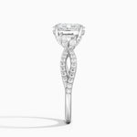 Adorned Luxe Willow Diamond Ring (1/3 ct. tw.) Platinum Oval Engagement Ring