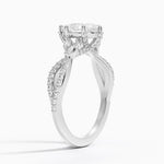 Adorned Luxe Willow Diamond Ring (1/3 ct. tw.) Platinum Pear Engagement Ring