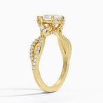 Adorned Luxe Willow Diamond Ring (1/3 ct. tw.) Yellow Gold 18k Pear Engagement Ring