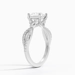Adorned Luxe Willow Diamond Ring (1/3 ct. tw.) Platinum Princess Engagement Ring