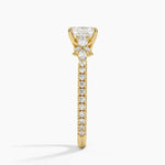 Primrose Diamond Ring Yellow Gold 18k Asscher Engagement Ring