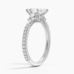 Primrose Diamond Ring Platinum Marquise Engagement Ring