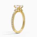 Primrose Diamond Ring Yellow Gold 18k Oval Engagement Ring