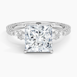 Primrose Diamond Ring Platinum Princess Engagement Ring