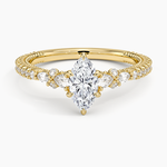 Primrose Diamond Ring Yellow Gold 18k Marquise Engagement Ring