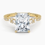 Primrose Diamond Ring Yellow Gold 18k Radiant Engagement Ring