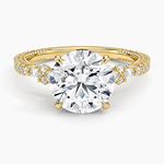 Primrose Diamond Ring Yellow Gold 18k Round Engagement Ring