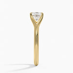 Reverie Solitaire Ring Yellow Gold 18k Asscher Engagement Ring