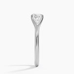 Reverie Solitaire Ring Platinum Cushion Engagement Ring