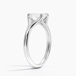 Reverie Solitaire Ring Platinum Emerald Engagement Ring