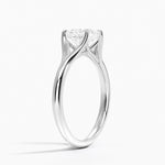 Reverie Solitaire Ring Platinum Princess Engagement Ring