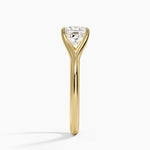 Reverie Solitaire Ring Yellow Gold 18k Princess Engagement Ring