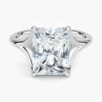 Reverie Solitaire Ring Platinum Radiant Engagement Ring