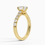 Anthology Half Coverage Diamond Ring (1/2 ct. tw.) Yellow Gold 18k Pear Engagement Ring