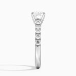 Anthology Half Coverage Diamond Ring (1/2 ct. tw.) Platinum Princess Engagement Ring