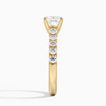 Anthology Half Coverage Diamond Ring (1/2 ct. tw.) Yellow Gold 18k Princess Engagement Ring
