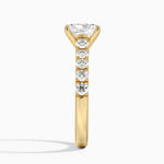 Anthology Half Coverage Diamond Ring (1/2 ct. tw.) Yellow Gold 18k Radiant Engagement Ring
