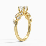 Amaranta Diamond Ring (1/2 ct. tw.) Yellow Gold 18k Cushion Engagement Ring
