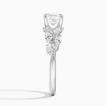 Amaranta Diamond Ring (1/2 ct. tw.) Platinum Emerald Engagement Ring
