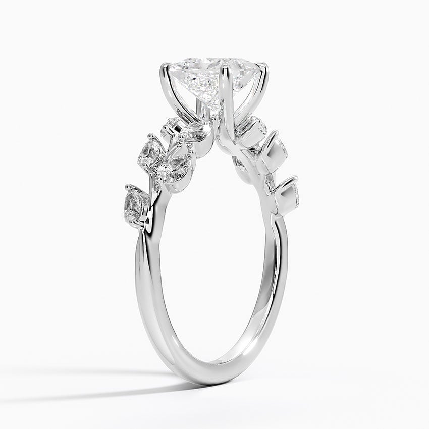 Amaranta Diamond Ring (1/2 ct. tw.) Platinum Princess Engagement Ring