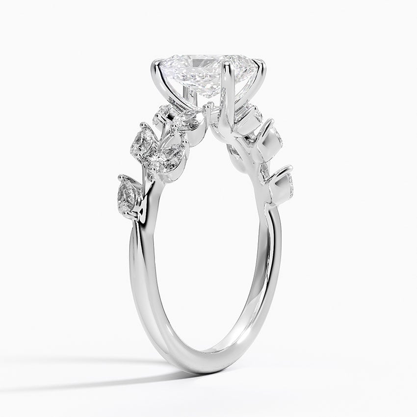 Amaranta Diamond Ring (1/2 ct. tw.) Platinum Radiant Engagement Ring