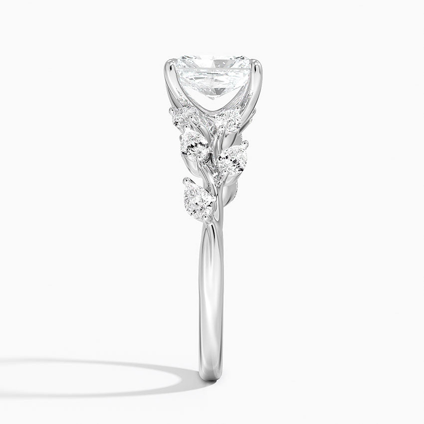 Amaranta Diamond Ring (1/2 ct. tw.) Platinum Radiant Engagement Ring